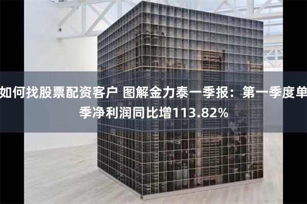 如何找股票配资客户 图解金力泰一季报：第一季度单季净利润同比增113.82%