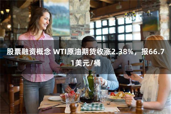 股票融资概念 WTI原油期货收涨2.38%，报66.71美元/桶