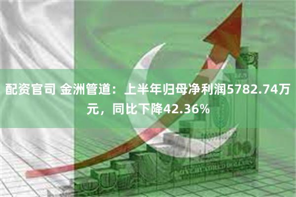配资官司 金洲管道：上半年归母净利润5782.74万元，同比下降42.36%