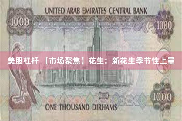 美股杠杆 【市场聚焦】花生：新花生季节性上量